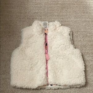 Toddler girls Sherpa vest